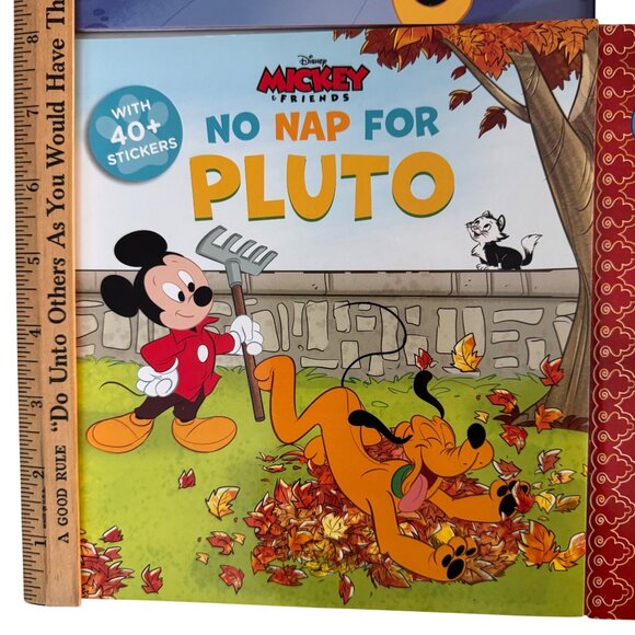 Disney Sticker Storybook Minnie Dalmatian Pluto Aladdin 40+ Stickers Lot of 4 - Picture 7 of 15